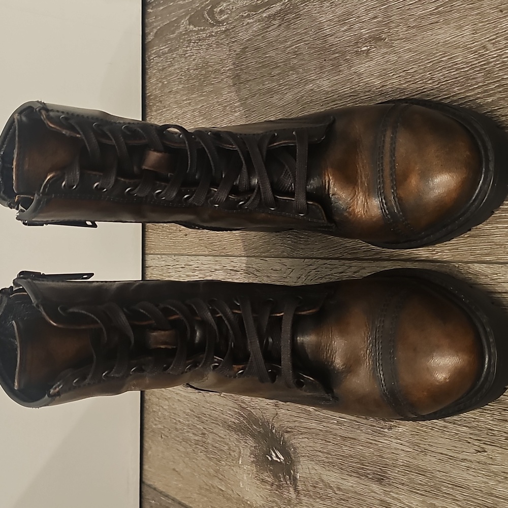 THURSDAY BOOT CO. Brown Leather Rebel Boots - Picture 5 of 9